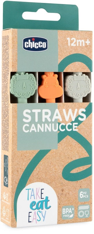CHICCO Cannucce Silicone 12m+ - Lovesano