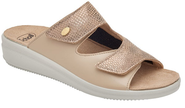 Calzatura Antonia Elastic Printed Suede+synth W Light Taupe 39 - Lovesano