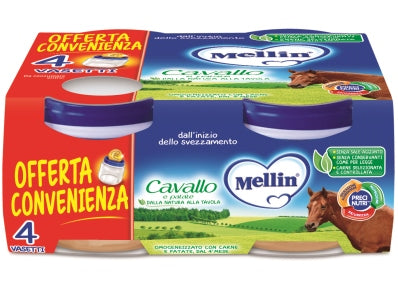 MELLIN OMOG CAVALLO 4X80G - Lovesano