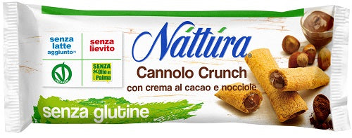 Nattura Cannolo Crunch Cacao E Nocciole 5 Pezzi Da 25 G - Lovesano