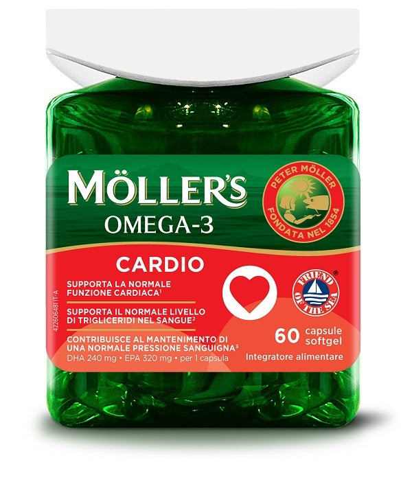 Moller's Omega 3 Cardio 60 Capsule - Lovesano