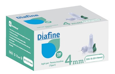 Ago Pungidito Per Insulina Diafine 32gx4mm 100 Pezzi - Lovesano