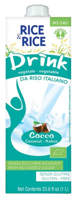 RICE&RICE BEVANDA RISO/COCCO 1LT - Lovesano