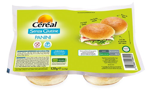 Cereal Panini Senza Glutine 4 Pezzi Da 30 G - Lovesano