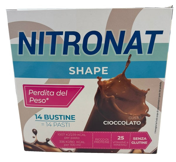 Nitronat Shape Cioccolato 14 Bustine - Lovesano