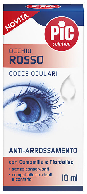 Pic Gocce Oculari Occhio Rosso 10 Ml - Lovesano