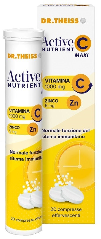 Theiss Ative Nutrient C-maxi 20 Compresse Effervescenti - Lovesano