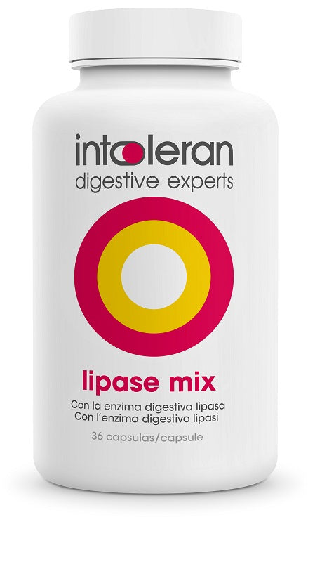 Lipase Mix Intoleran 36 Capsule Senza Glutine Senza Soia