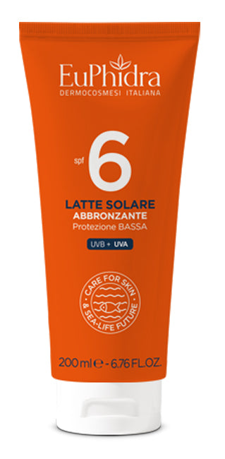 Euphidra Kaleido Latte Solare Abbronzante Spf6 200 Ml - Lovesano