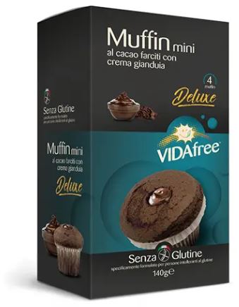 VIDAFREE MiniMuffin Cacao e Gianduia 4x35g - Lovesano