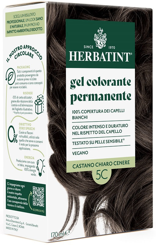 Herbatint 5c Castano Chiaro Cenere 170 Ml - Lovesano