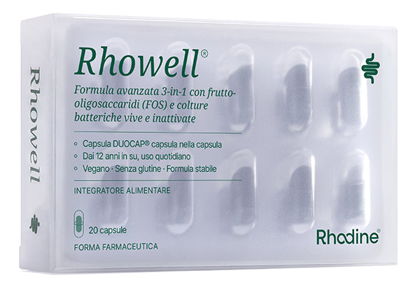 Rhodine Rhowell 20 Capsule Senza Glutine