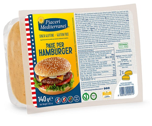 Piaceri Mediterranei Pane Hamburger 140 G - Lovesano