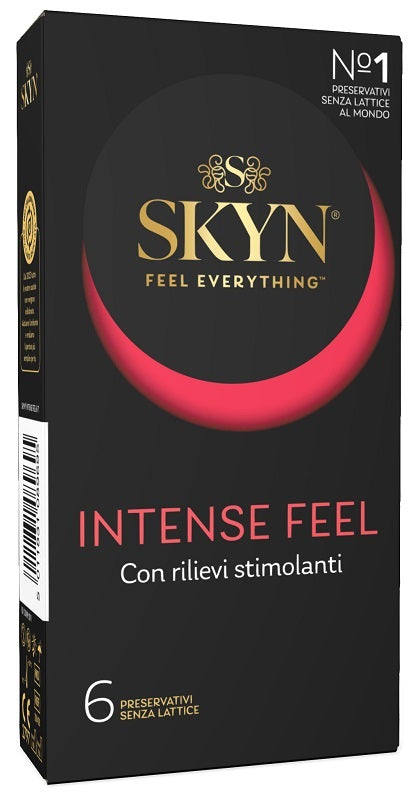 AKUEL SKYN INTENSE FEEL 6PZ - Lovesano