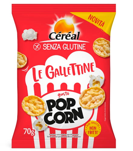 Cereal Gallettine Gusto Pop Corn 70 G - Lovesano