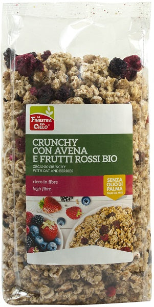CRUNCHY AVENA FRUTTI ROSSI BIO - Lovesano