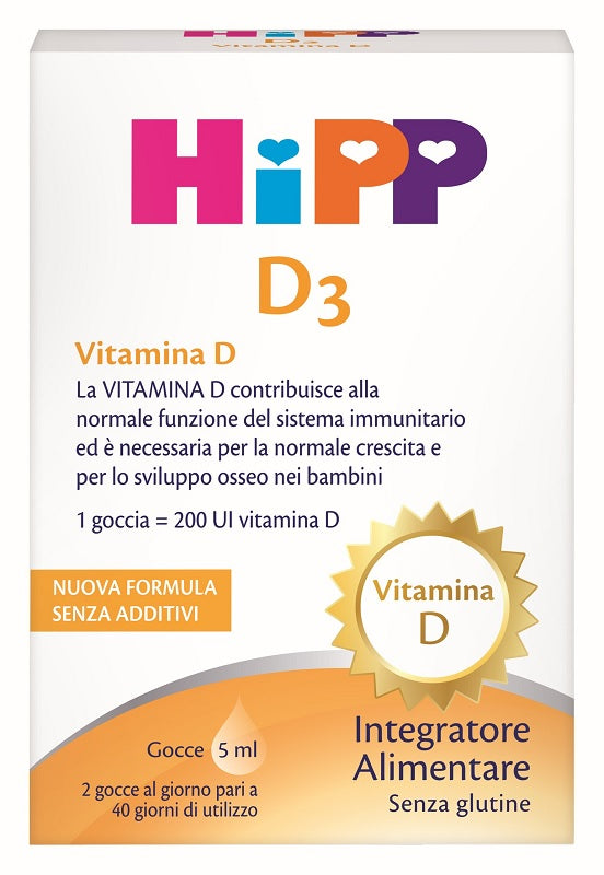 Hipp D3 5 Ml Nuova Formula - Lovesano