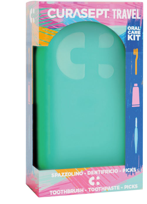 Curasept Travel Verde 1 Spazzolino + 1 Dentifricio 20 Ml + 3 Picks - Lovesano