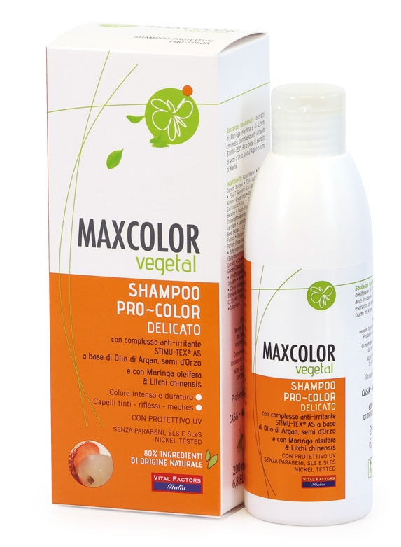 Maxcolor Vegetal Shampoo Protettivo Procolor 200 Ml - Lovesano