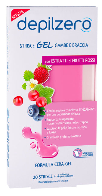 DEPILZERO STRISCE GEL GAMB BRA - Lovesano