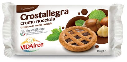 VIDAFREE Crostallegra Crema Nocciola 4x45g - Lovesano