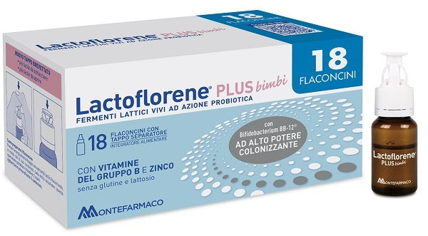 Lactoflorene Plus Bimbi 18 Flaconi - Lovesano