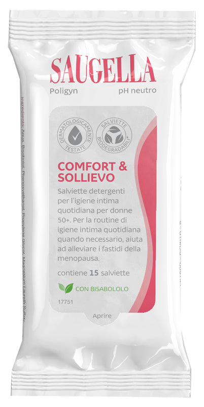 Saugella Poligyn Salviettine 15 Pezzi - Lovesano
