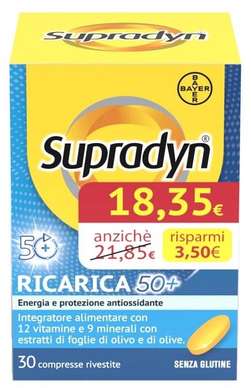 SUPRADYN RICARICA 50+ 30CPR PR - Lovesano