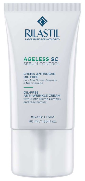 Rilastil Ageless Sc Sebum Control Crema Antirughe Oil Free 40 Ml - Lovesano