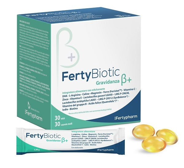 FERTYBIOTIC Gravidanza Beta+ 30Stk + 30Cps - Lovesano