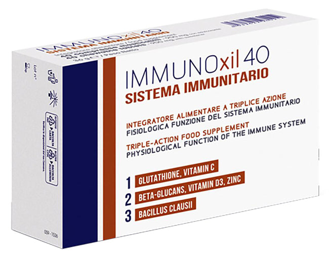 Immunoxil 40 Sistema Immunitario 40 Compresse Masticabili - Lovesano