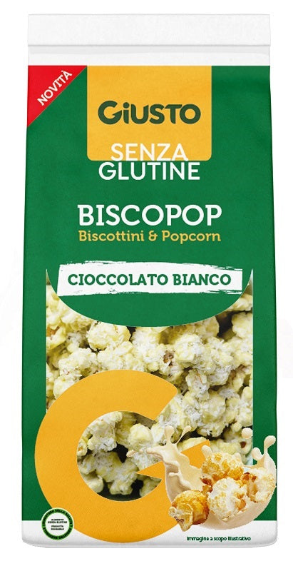 GIUSTO S/G Biscopop White 80g - Lovesano