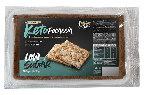 Keto Focaccia 2 Pezzi Da 90 G - Lovesano
