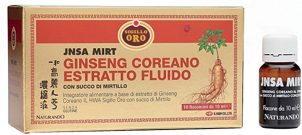 GINSENG JNSA MIRT 10FLC NATURAND - Lovesano