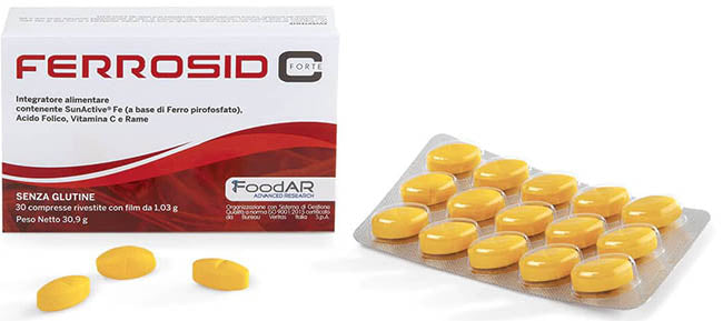 Ferrosid C Forte 30 Compresse - Lovesano