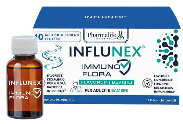 Influnex Immuno Flora 15 Flaconcini - Lovesano