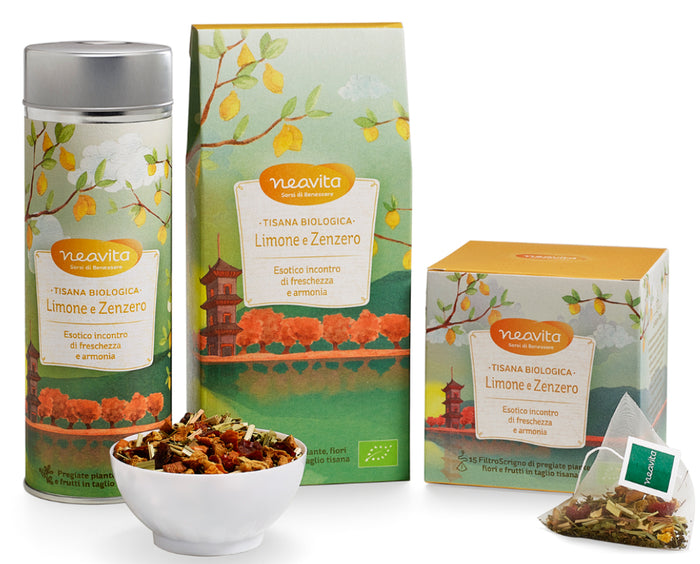 Filtroscrigno Limone E Zenzero Bio 15 Filtri X 3 G - Lovesano