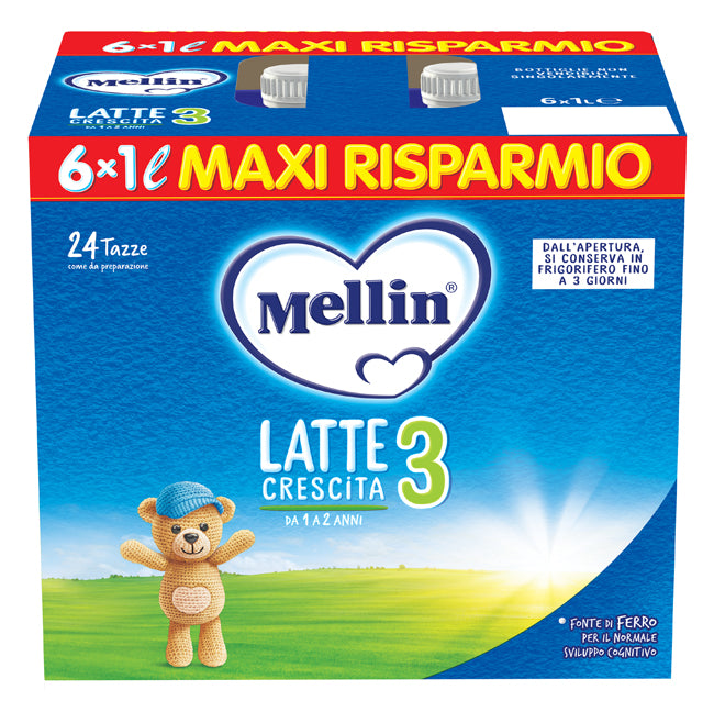 MELLIN 3 LATTE 6X1000ML - Lovesano