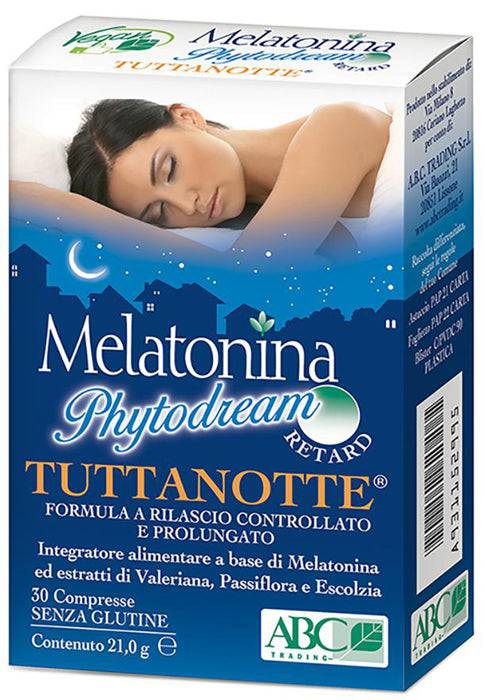 MELATONINA TuttaNotte Retard 30 Cpr - Lovesano