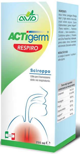 ACTIGERM RESPIRO SCIROPPO250ML - Lovesano
