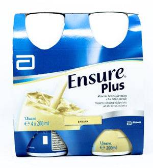 ENSURE PLUS BANANA 4X200ML - Lovesano