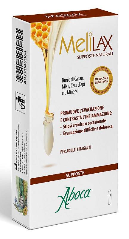 MELILAX 12 SUPPOSTE - Lovesano