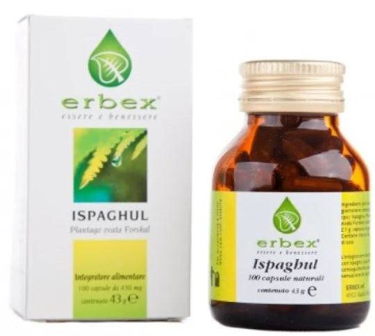 ISPAGHUL 100CPS 430MG ERBEX - Lovesano