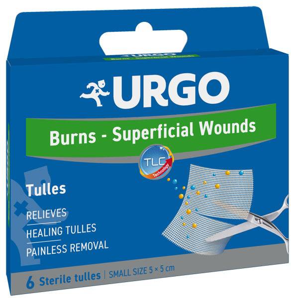 URGO GARZA FERITE/UST 5X5 6PZ - Lovesano