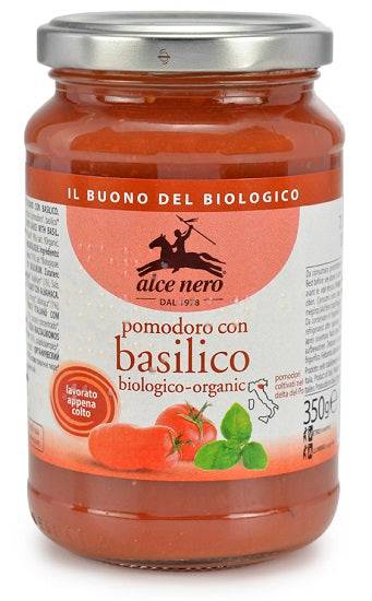 POMODORO C/BASILICO BIO350G ALCE - Lovesano