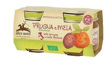 OMOGENEIZ PRUGNA MELA2X80G ALCE - Lovesano