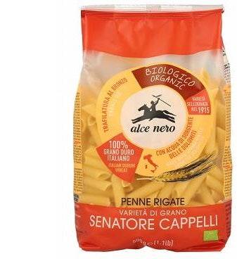 ALCE NERO Pasta Penne Rigate Semola Sen.Cap.Bio - Lovesano