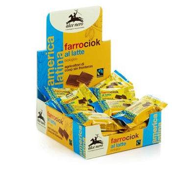 ALCE NERO Biscotti Farro Cioccolato Latte Bio - Lovesano 