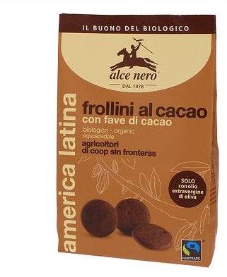 ALCE NERO Frollini Cacao C/Fave Bio 250g - Lovesano
