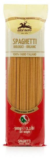 ALCE NERO Pasta Spaghetti Sfarinato Farro 500g - Lovesano